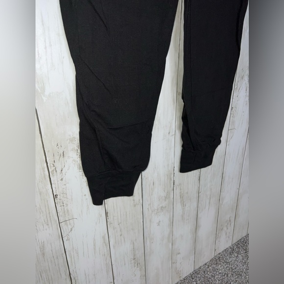 NanaMacs Joggers Pockets Black Size XL Super Stretchy has Drawstring - Picture 3 of 6